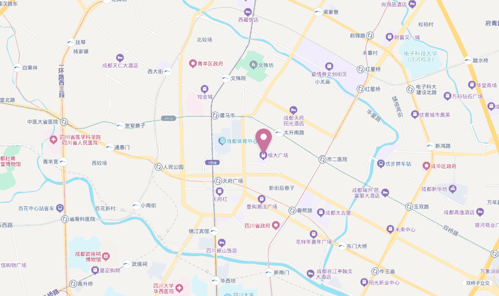 恒大华置中心位置地图